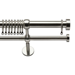 ECO PK 28-19Mm Eton Double Pole Satin Silver