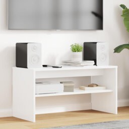 TV Cabinet with Shelf with Storage Engineered Wood Media Home Solution