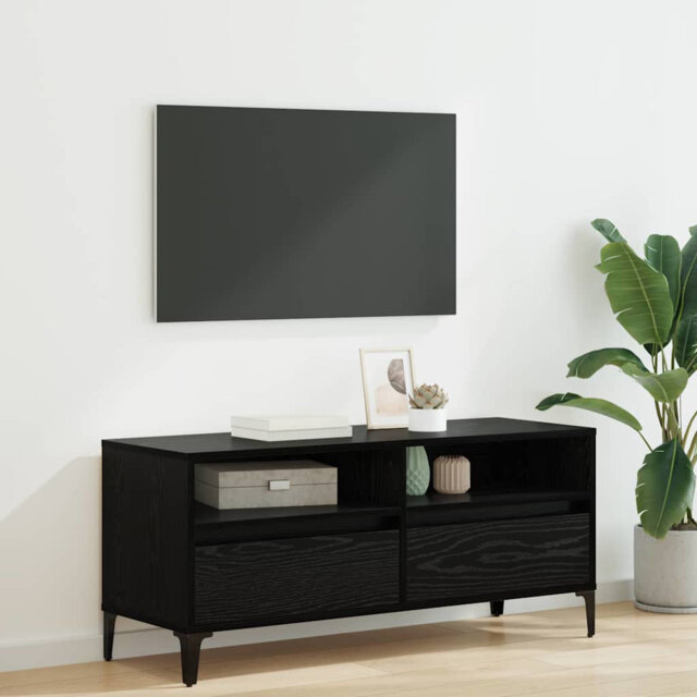 TV Cabinet With Drawer Artisan Oak 100 X 34.5 X 44.5 Cm