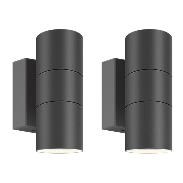 Grey 16.5cm H Outdoor Sconce