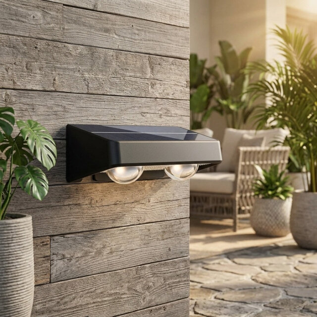 Natural Solar Powered Deck Light