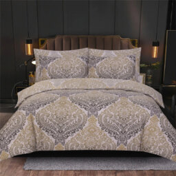 Cotton No Pattern Duvet Cover with Pillowcases Included