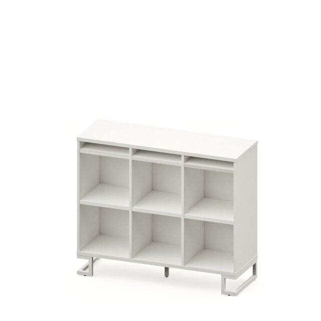 Debellis 101cm H x 119cm W Cube Bookcase