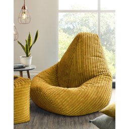 Highback Jumbo Cord Classic Bean Bag