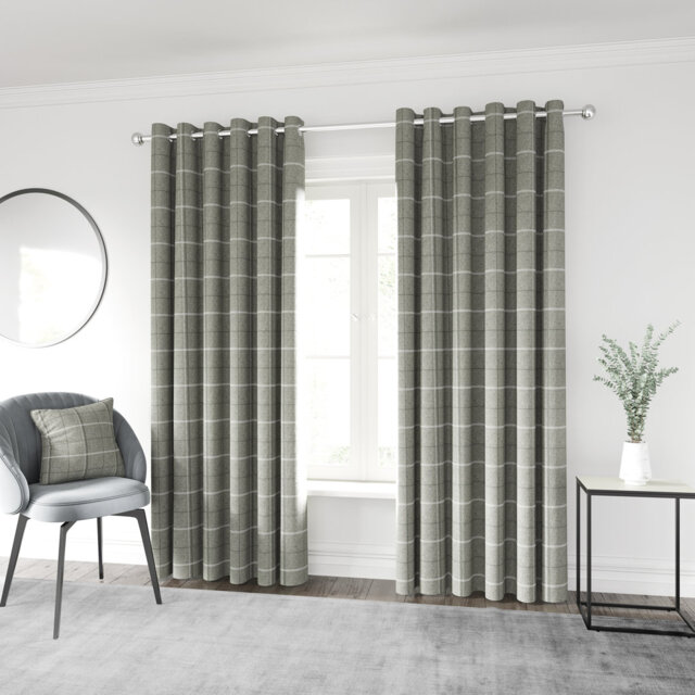 Harper Lined Eyelet Room Darkening Curtains