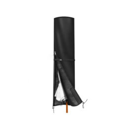 Parasol Cover Waterproof Parasol 600D Oxford PVC Coating Fit 2 to 4m Diameter Parasols 270 x 70 x 70 cm Black