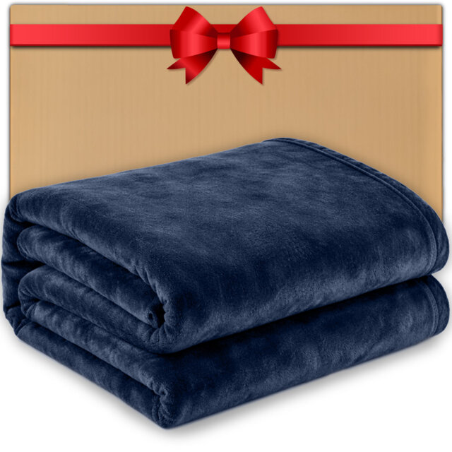 Pamposh Flannel Fleece King Size Throw Blankets Microfiber Solid Blankets for Bed and Couch Ultrasoft Plush Fleece Blanket
