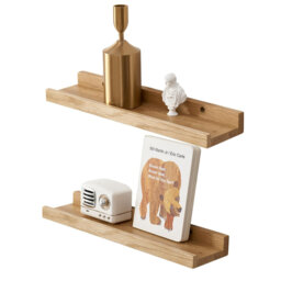 Rustic Wall Mounted Picture Ledge Shelf With Lip