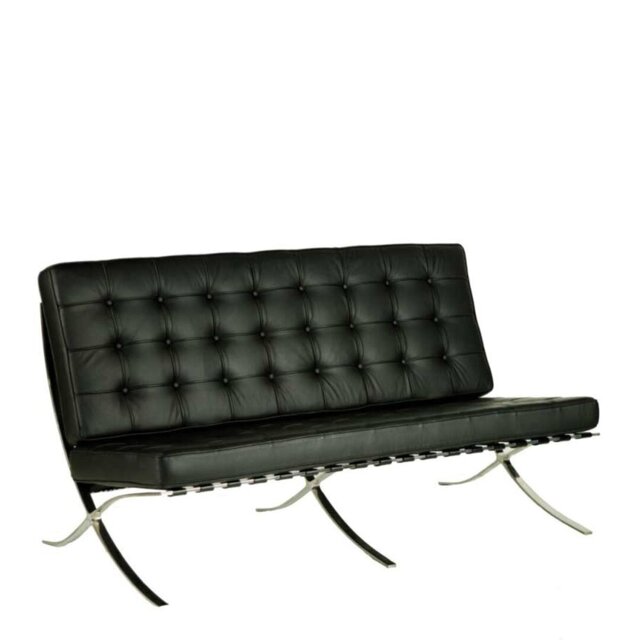 Hoboken 2 Seater Genuine Leather Loveseat