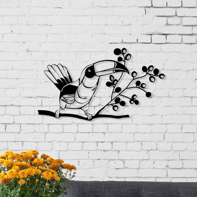 Toucan Floating Wall DÃ©cor