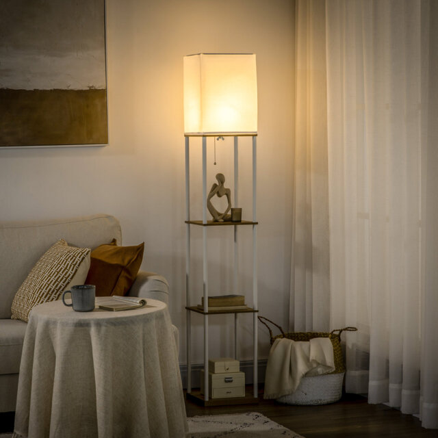 Jeremie 159cm Column Floor Lamp