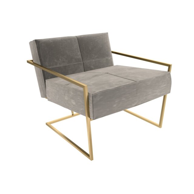 Euclid Velvet Accent Chair
