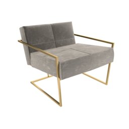 Euclid Velvet Accent Chair