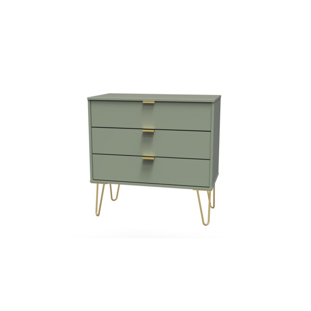 Fully Assembled Aletriz 3 - Drawer Chest of Drawers
