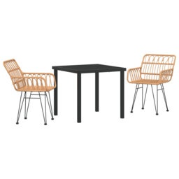 Square 3 - Piece 2 - Person 73Cm L Outdoor Table Set
