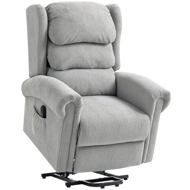 95cm Wide Velvet Lift Assist Standard Recliner Recliner