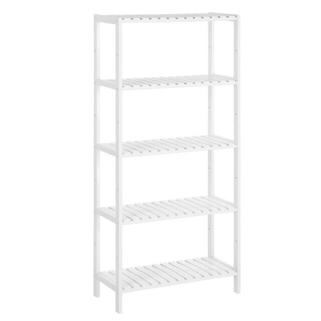 5 Tier Bamboo 130cm x 60cm Bathroom Shelf