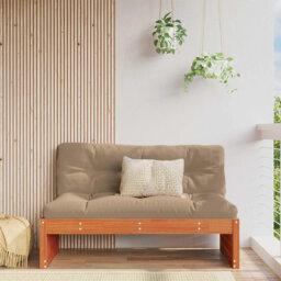 Sectional Sofa Units Solid Pine Wood Outdoor Seating Garden Patio Use