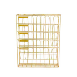 Metal Wall Organizer with Wall Baskets