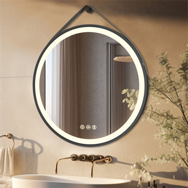 Darita Aluminium Round Mirror
