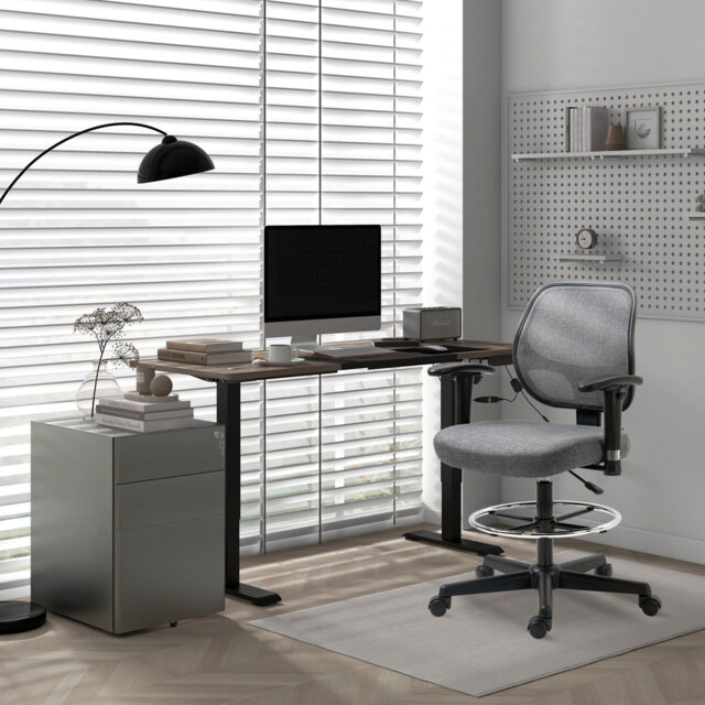Adjustable Metal Base Standing Desk