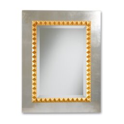Vegamwala Solid Wood Flat Wall Mirror
