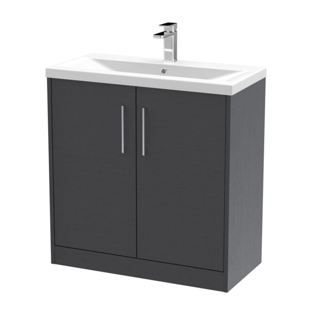 Juno 800mm Single Bathroom Vanity with Integrated Vitreous China Basin