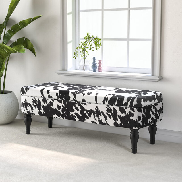 Bruner Velvet Upholstered Storage Bench