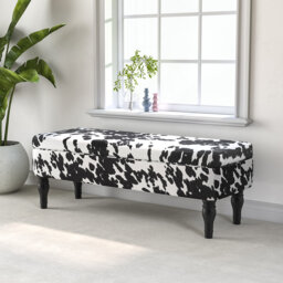Bruner Velvet Upholstered Storage Bench