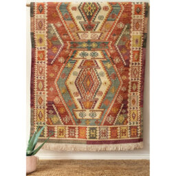 Hartsburg Geometric Hand Woven Indoor / Outdoor Area Rug