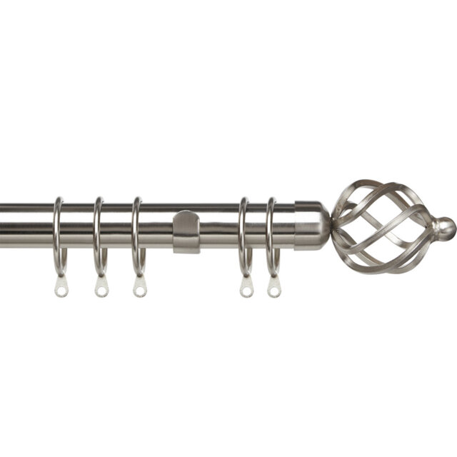 Willena Adjustable 2.8cm Single Curtain Pole