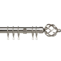 Willena Adjustable 2.8cm Single Curtain Pole