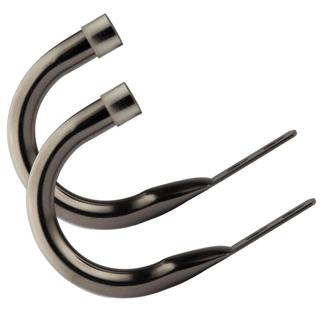 Full Stop Chrome Stainless Steel 20cm Curtain Holdback