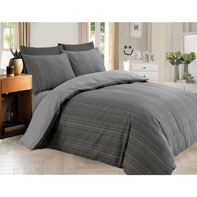 Modern Luxury Printed Cotton Rich Duvet Quilt Cover Bedding Set With Pillow Case