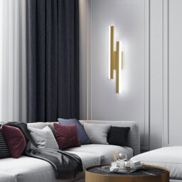 Modern Gold 40cm LED Linear Wall Light
