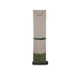 Cantilever 600D Parasol Cover for 2.5-4 m Cover Umbrella with Zipper Rod,Khaki-Green