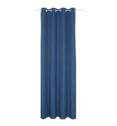 Pedersen Cotton Blend Eyelet Curtain, single Panel, opaque