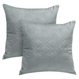 Aspire Homeware Diamond-Pattern Square Velvet Cushion Cover