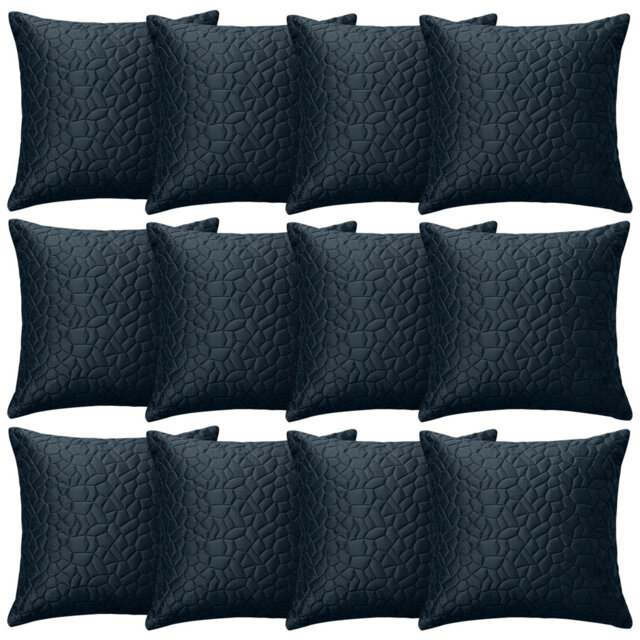 Aspire Homeware Geometric Square Velvet Cushion Covers