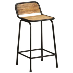 Borough Wharf Bar Stools 46X35.5X80 Cm Solid Wood Reclaimed