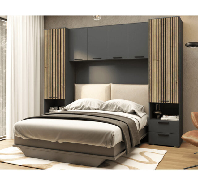 6 Door Manufactured Wood Wardrobe