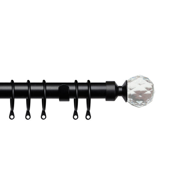 Aurelina 28mm Crystal Curtain Pole