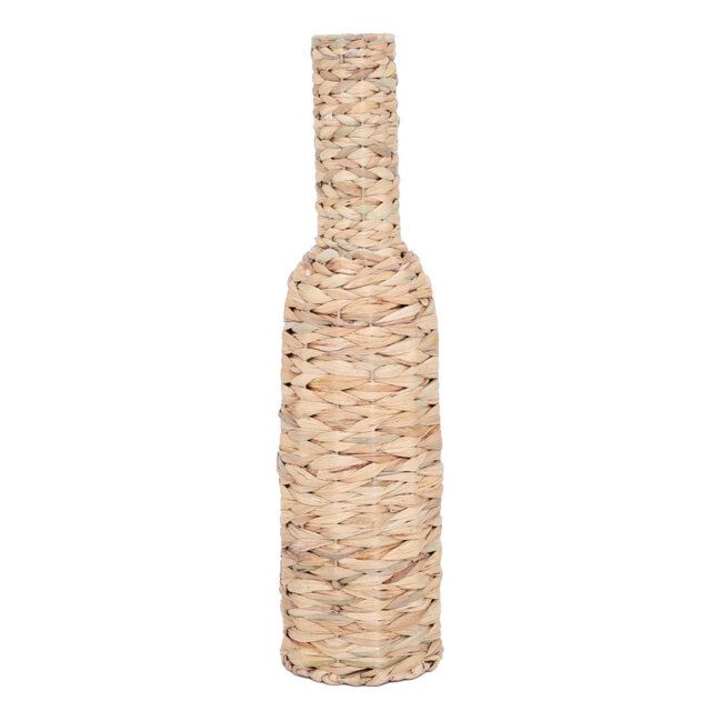Anapaola Decor Home Natural Decorative Palm and Seagrass Vase, Boho Style for Home Decoration, 60 cm, Ideal for Flowers and Plants