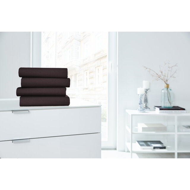 Cotton Blend Jersey Knit Fitted Sheet