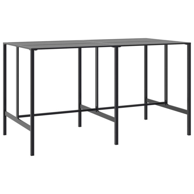 Rectangular Outdoor Bar Table - 200 cm W 100 cm D