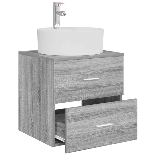 Single Bathroom Vanity with Ceramic Basin