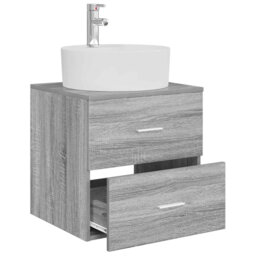 Single Bathroom Vanity with Ceramic Basin