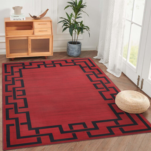 Printed Area Rug – Soft, Durable, Fade-Resistant Floor Decor For Living Room & Bedroom