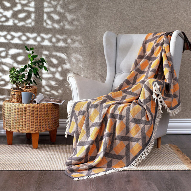 Batholo Jacquard Throw Blanket