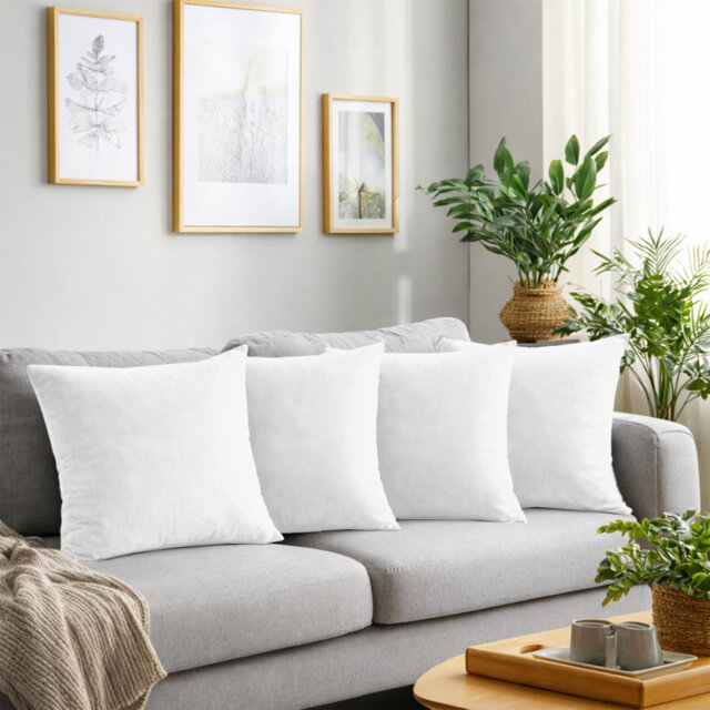 Crushed Velvet Cushion Cover Set (Set of 4)